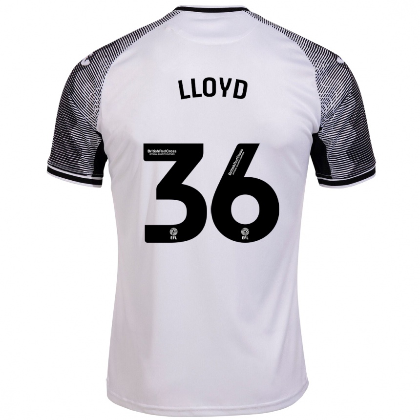 Niño Fútbol Camiseta Ben Lloyd #36 Blanco 1ª Equipación 2023/24 Perú