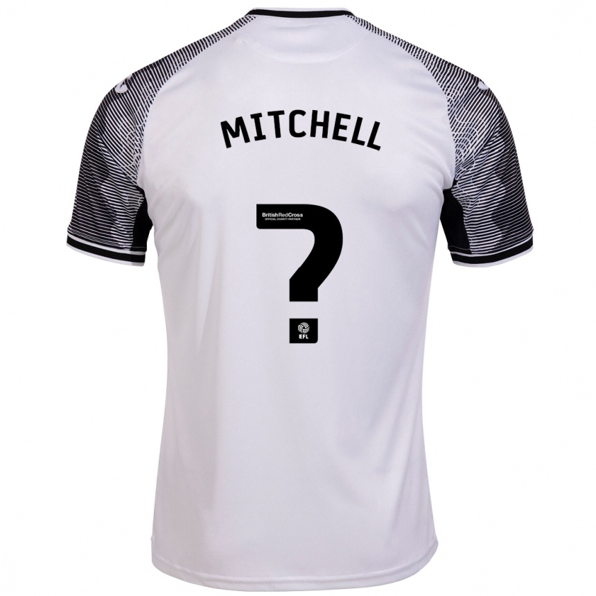 Niño Fútbol Camiseta Remy Mitchell #0 Blanco 1ª Equipación 2023/24 Perú