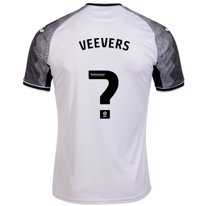 Niño Fútbol Camiseta Charlie Veevers #0 Blanco 1ª Equipación 2023/24 Perú