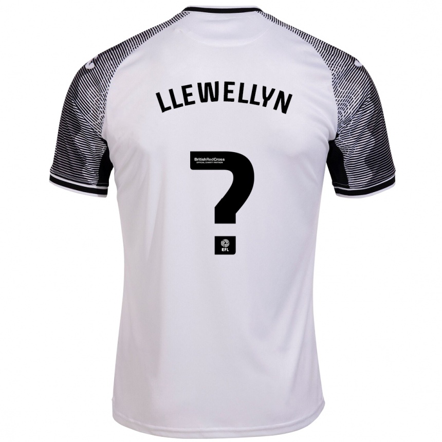 Niño Fútbol Camiseta Cameron Llewellyn #0 Blanco 1ª Equipación 2023/24 Perú