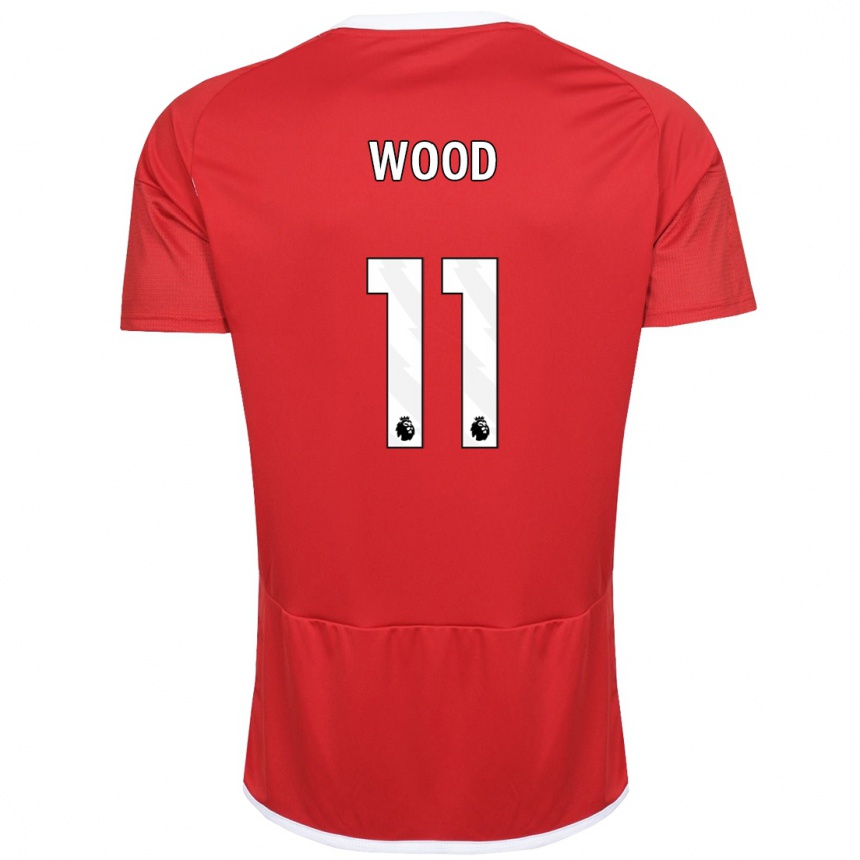 Niño Fútbol Camiseta Chris Wood #11 Rojo 1ª Equipación 2023/24 Perú