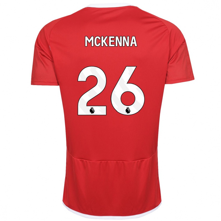 Niño Fútbol Camiseta Scott Mckenna #26 Rojo 1ª Equipación 2023/24 Perú