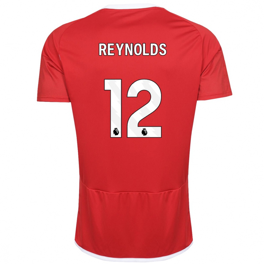 Niño Fútbol Camiseta Niamh Reynolds #12 Rojo 1ª Equipación 2023/24 Perú