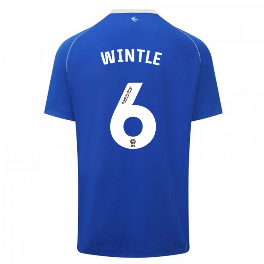 Niño Fútbol Camiseta Ryan Wintle #6 Azul 1ª Equipación 2023/24 Perú