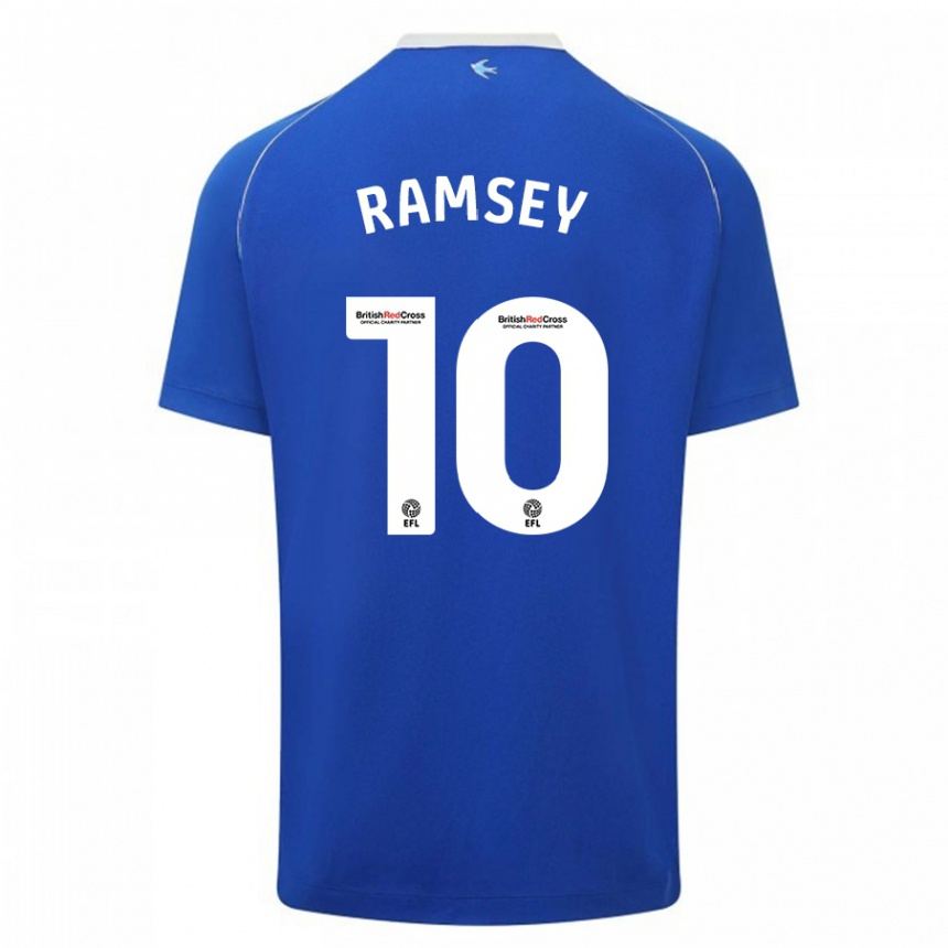 Niño Fútbol Camiseta Aaron Ramsey #10 Azul 1ª Equipación 2023/24 Perú