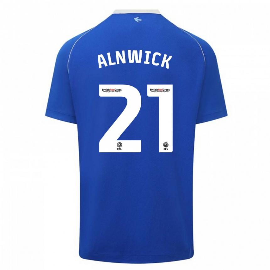 Niño Fútbol Camiseta Jak Alnwick #21 Azul 1ª Equipación 2023/24 Perú