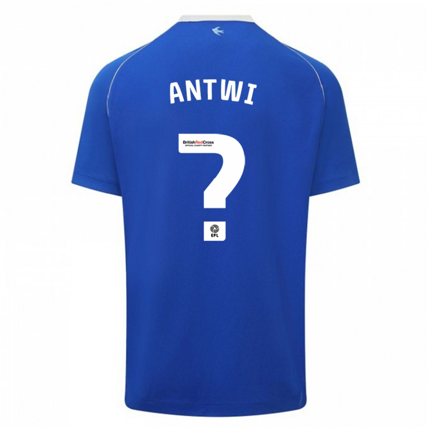 Niño Fútbol Camiseta Cameron Antwi #0 Azul 1ª Equipación 2023/24 Perú