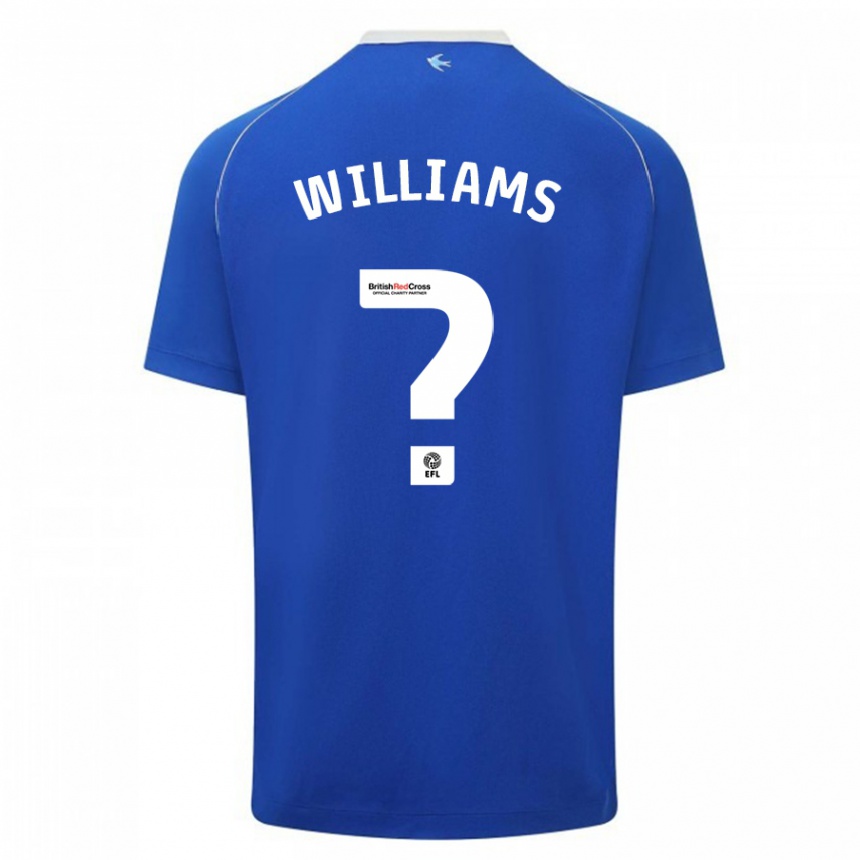 Niño Fútbol Camiseta Noah Williams #0 Azul 1ª Equipación 2023/24 Perú