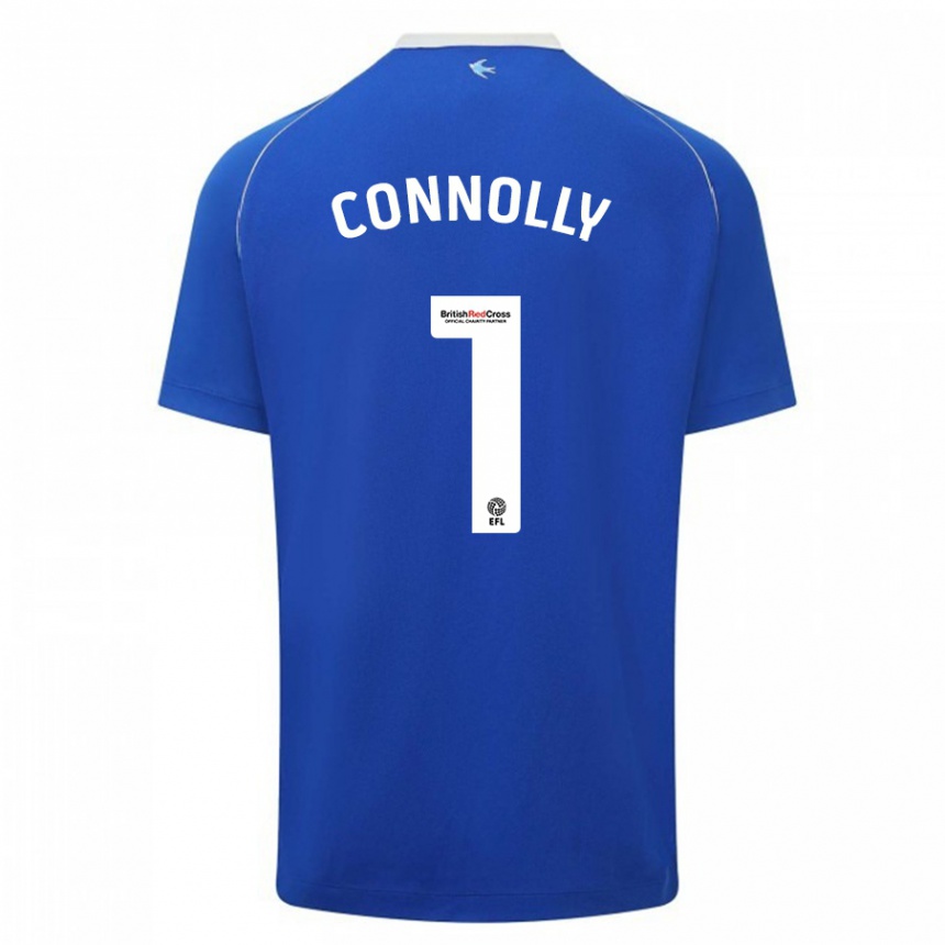 Niño Fútbol Camiseta Daisy Connolly #1 Azul 1ª Equipación 2023/24 Perú