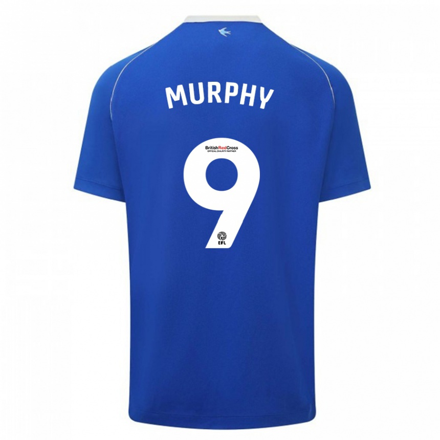 Niño Fútbol Camiseta Alana Murphy #9 Azul 1ª Equipación 2023/24 Perú