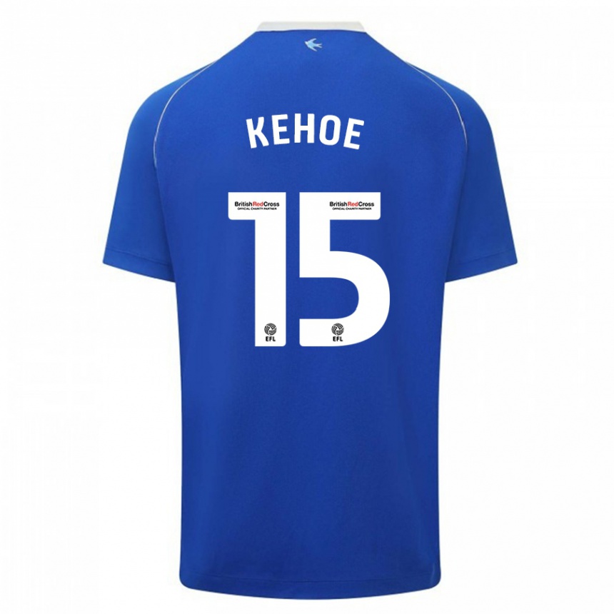 Niño Fútbol Camiseta Molly Kehoe #15 Azul 1ª Equipación 2023/24 Perú