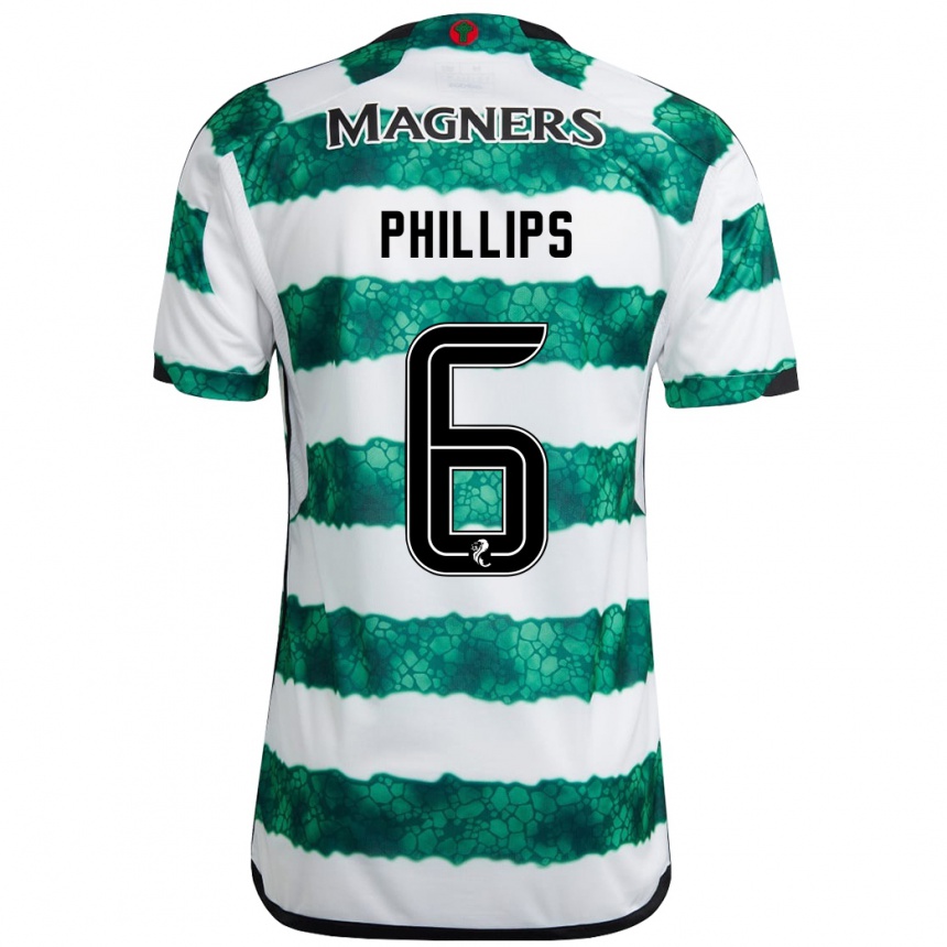 Niño Fútbol Camiseta Nathaniel Phillips #6 Verde 1ª Equipación 2023/24 Perú