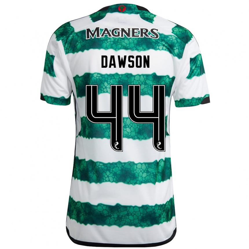 Niño Fútbol Camiseta Joey Dawson #44 Verde 1ª Equipación 2023/24 Perú