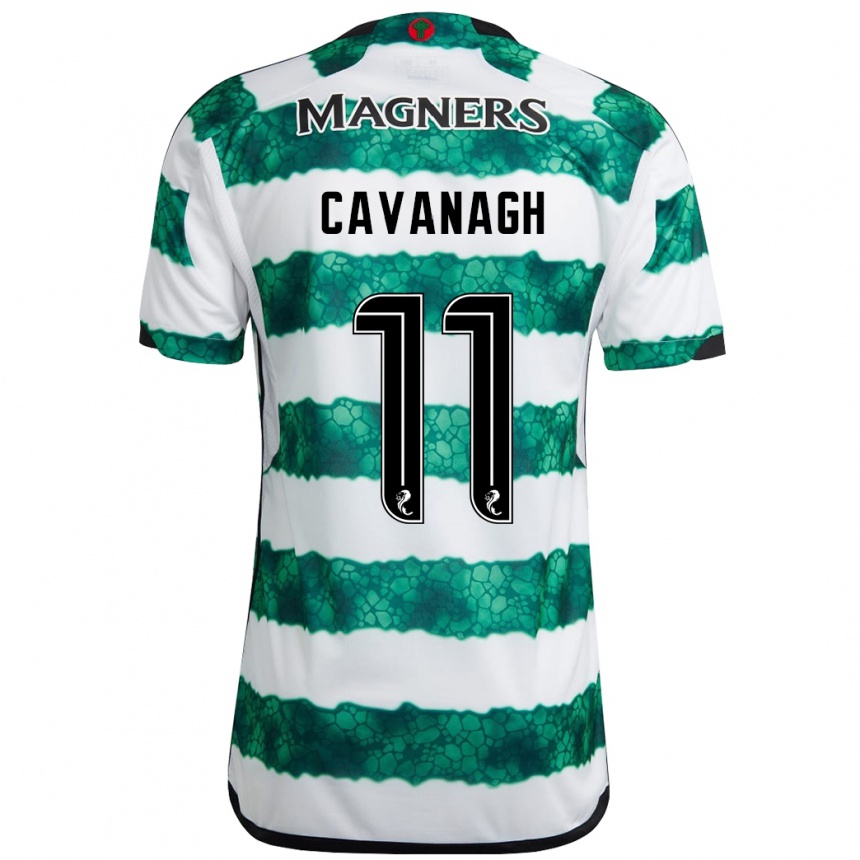 Niño Fútbol Camiseta Colette Cavanagh #11 Verde 1ª Equipación 2023/24 Perú