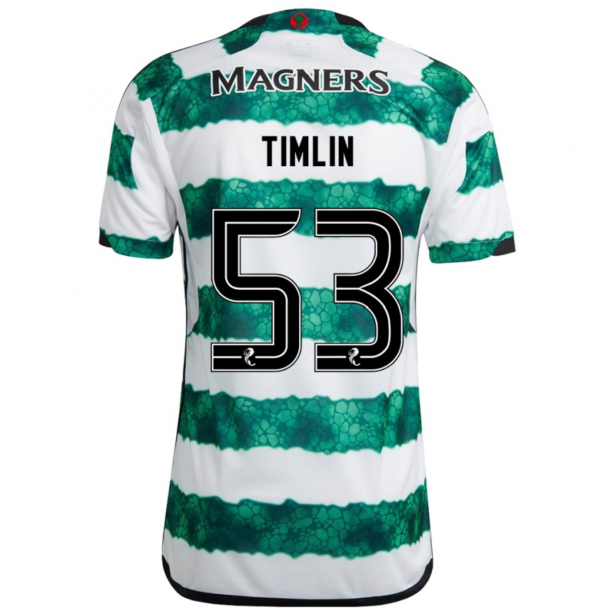 Niño Fútbol Camiseta Sophie Timlin #53 Verde 1ª Equipación 2023/24 Perú