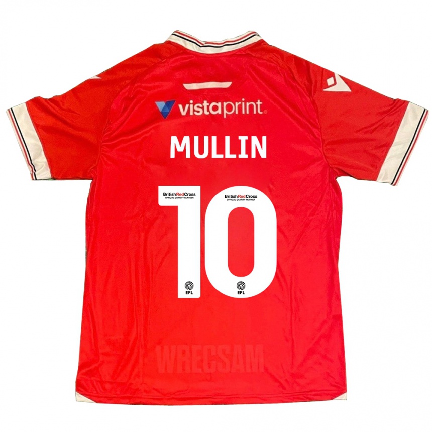 Niño Fútbol Camiseta Paul Mullin #10 Rojo 1ª Equipación 2023/24 Perú