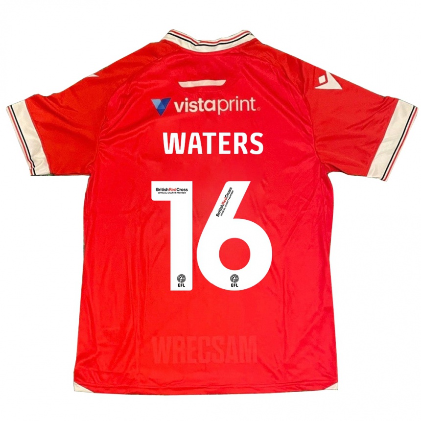 Niño Fútbol Camiseta Billy Waters #16 Rojo 1ª Equipación 2023/24 Perú