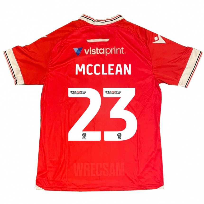 Niño Fútbol Camiseta James Mcclean #23 Rojo 1ª Equipación 2023/24 Perú