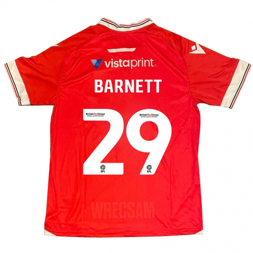 Niño Fútbol Camiseta Ryan Barnett #29 Rojo 1ª Equipación 2023/24 Perú