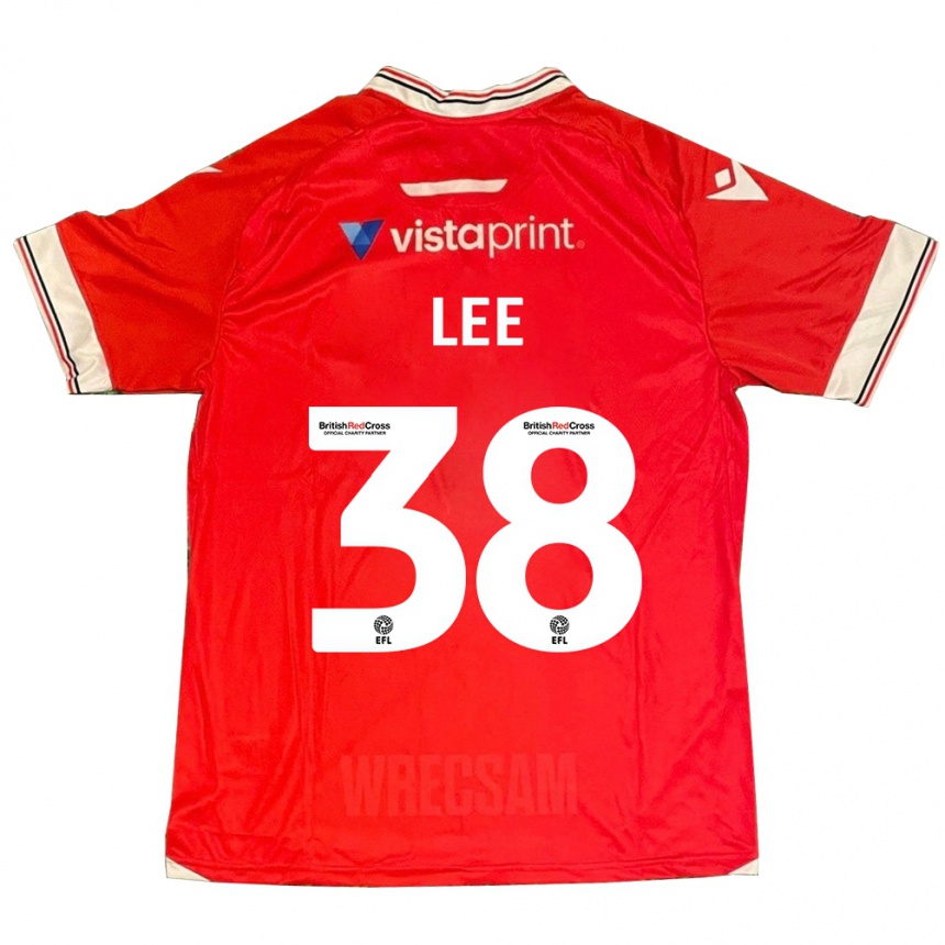 Niño Fútbol Camiseta Elliot Lee #38 Rojo 1ª Equipación 2023/24 Perú