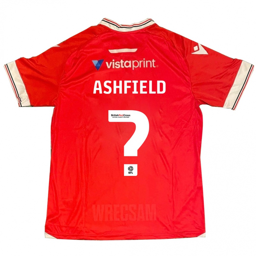 Niño Fútbol Camiseta Harry Ashfield #0 Rojo 1ª Equipación 2023/24 Perú