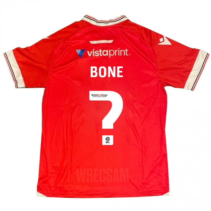 Niño Fútbol Camiseta Kai Bone #0 Rojo 1ª Equipación 2023/24 Perú