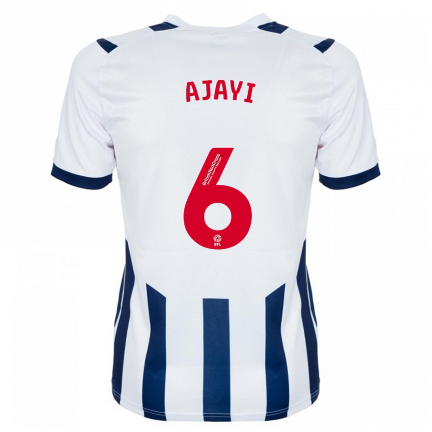 Niño Fútbol Camiseta Semi Ajayi #6 Blanco 1ª Equipación 2023/24 Perú