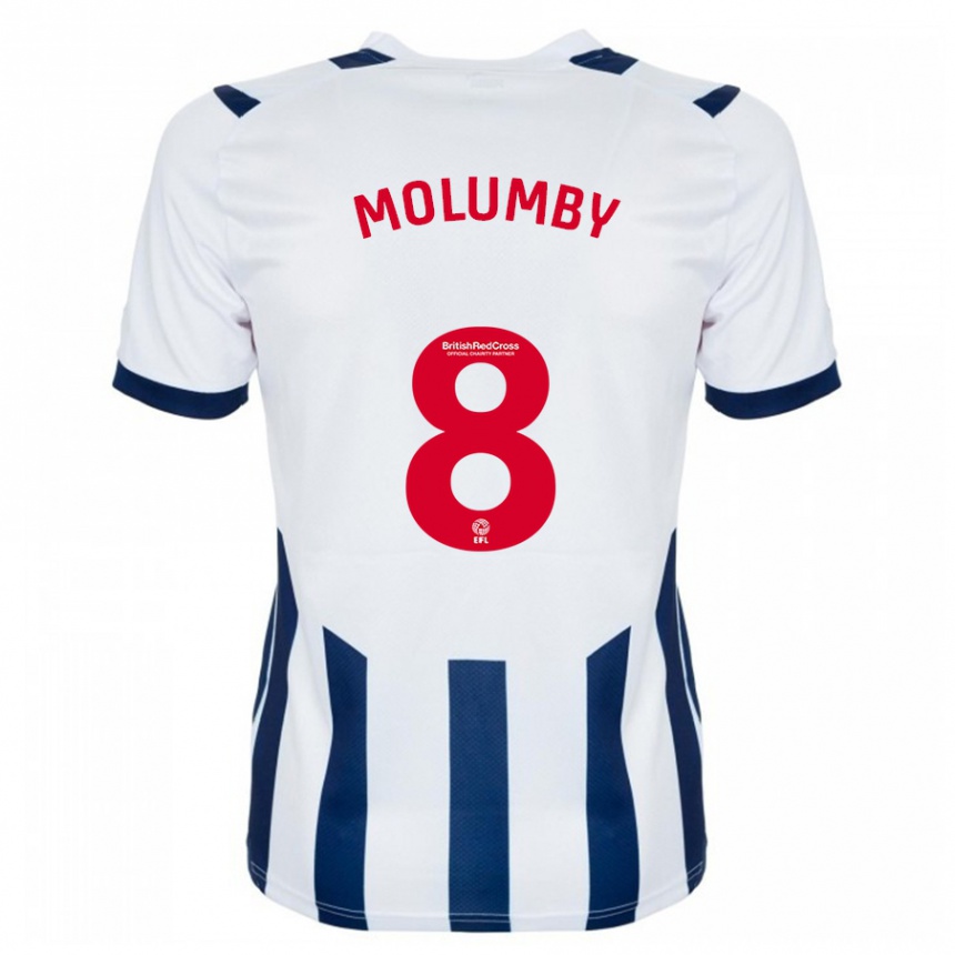 Niño Fútbol Camiseta Jayson Molumby #8 Blanco 1ª Equipación 2023/24 Perú