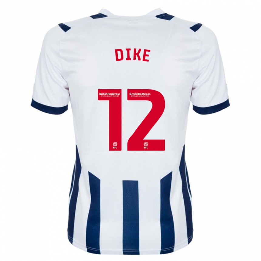 Niño Fútbol Camiseta Daryl Dike #12 Blanco 1ª Equipación 2023/24 Perú