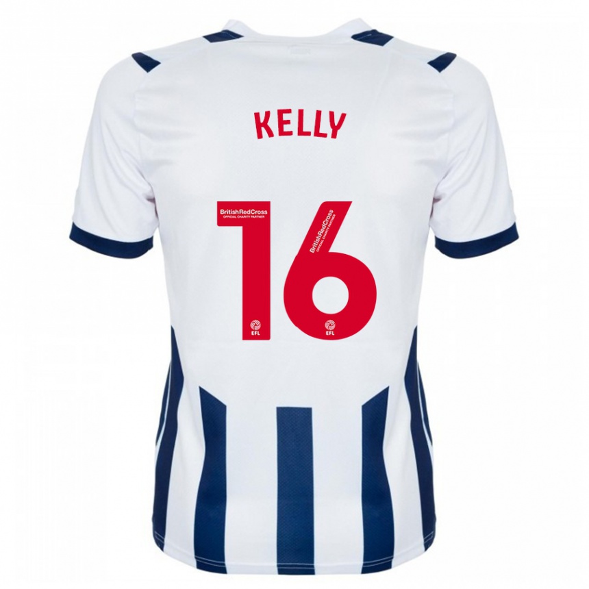 Niño Fútbol Camiseta Martin Kelly #16 Blanco 1ª Equipación 2023/24 Perú