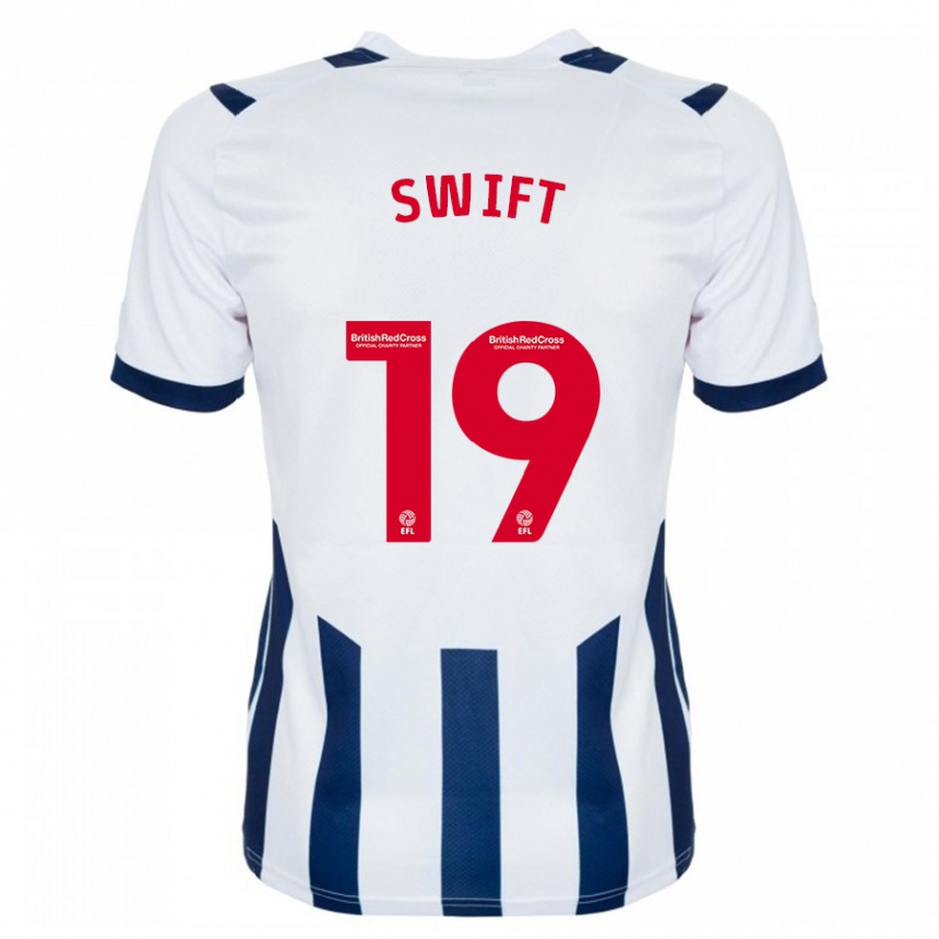 Niño Fútbol Camiseta John Swift #19 Blanco 1ª Equipación 2023/24 Perú