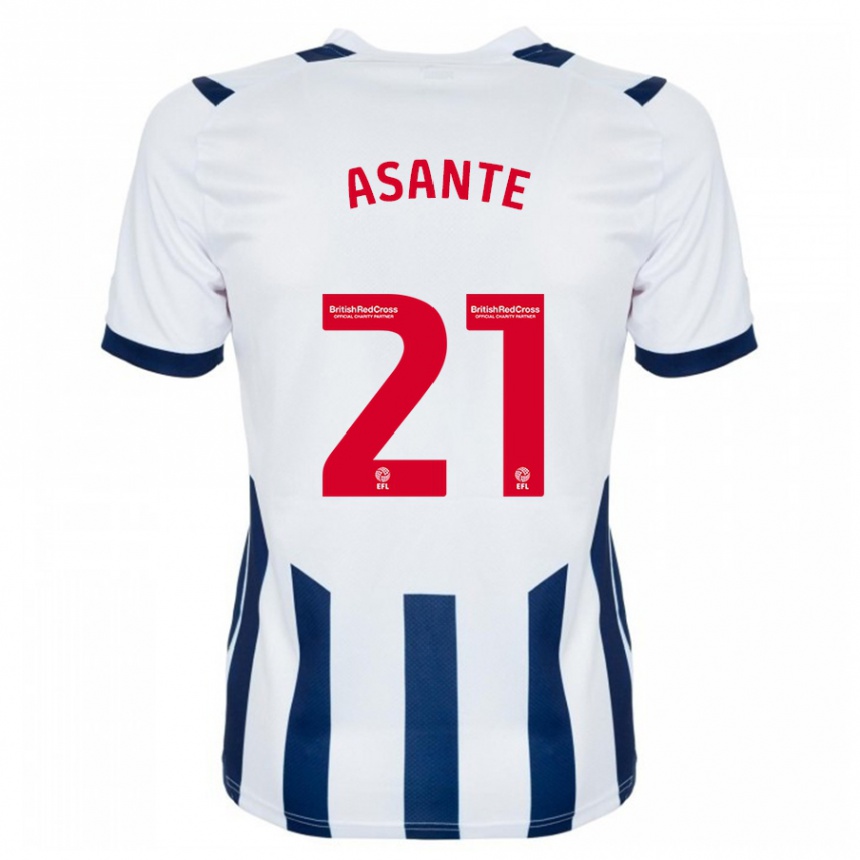 Niño Fútbol Camiseta Brandon Thomas-Asante #21 Blanco 1ª Equipación 2023/24 Perú