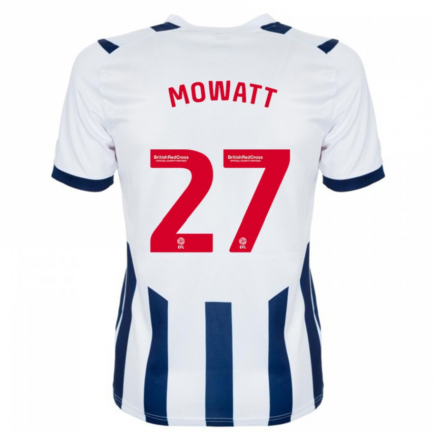 Niño Fútbol Camiseta Alex Mowatt #27 Blanco 1ª Equipación 2023/24 Perú