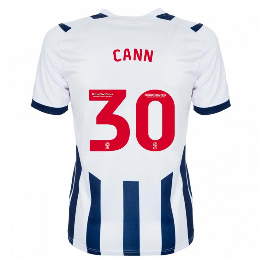 Niño Fútbol Camiseta Ted Cann #30 Blanco 1ª Equipación 2023/24 Perú