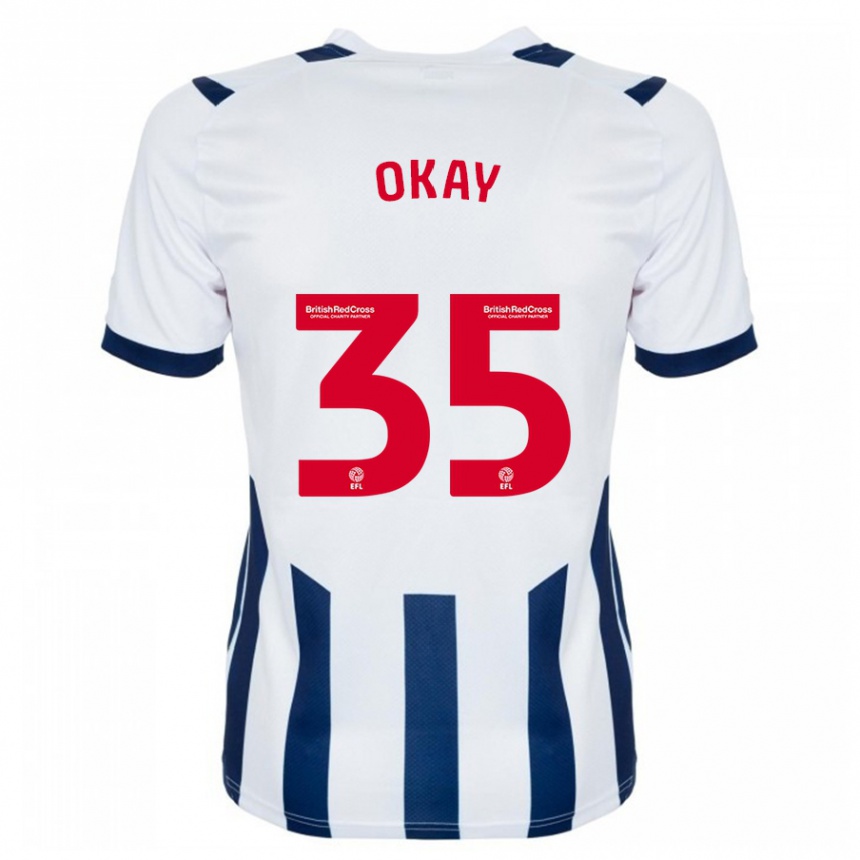 Niño Fútbol Camiseta Okay Yokuşlu #35 Blanco 1ª Equipación 2023/24 Perú