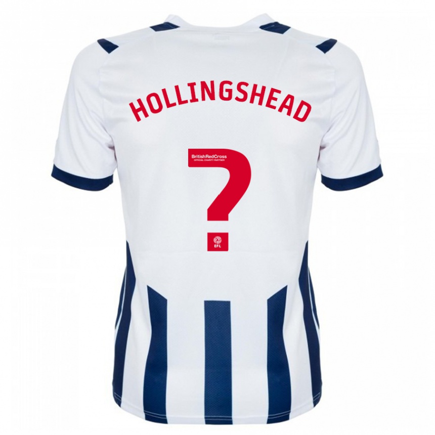 Niño Fútbol Camiseta Ronnie Hollingshead #0 Blanco 1ª Equipación 2023/24 Perú