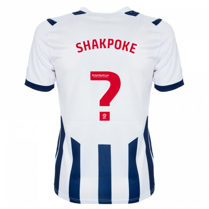 Niño Fútbol Camiseta Ruben Shakpoke #0 Blanco 1ª Equipación 2023/24 Perú