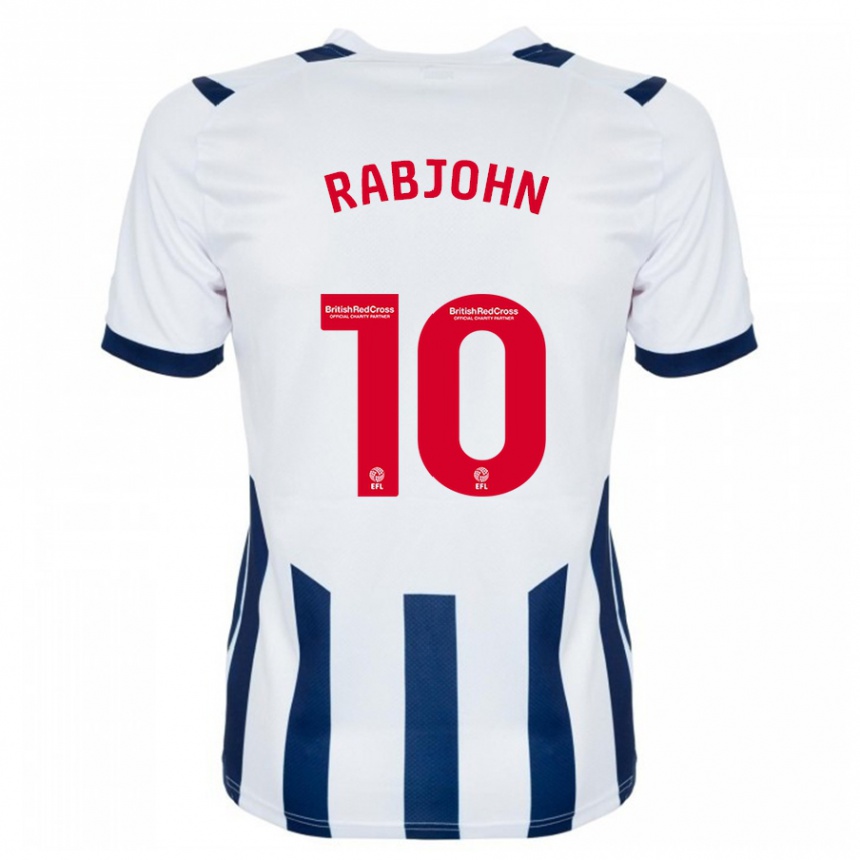 Niño Fútbol Camiseta Olivia Rabjohn #10 Blanco 1ª Equipación 2023/24 Perú