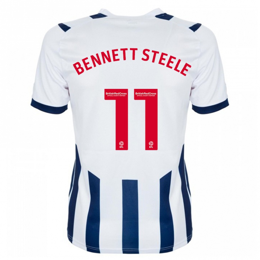 Niño Fútbol Camiseta Lizzie Bennett-Steele #11 Blanco 1ª Equipación 2023/24 Perú