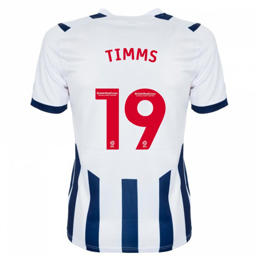 Niño Fútbol Camiseta Maria Timms #19 Blanco 1ª Equipación 2023/24 Perú