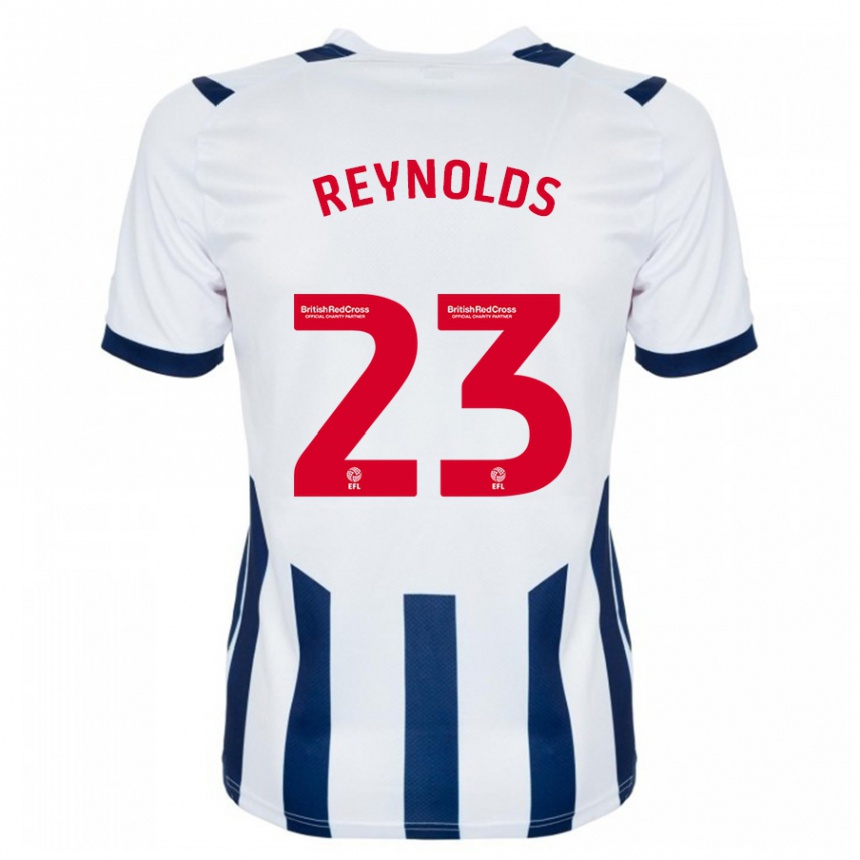 Niño Fútbol Camiseta Taylor Reynolds #23 Blanco 1ª Equipación 2023/24 Perú