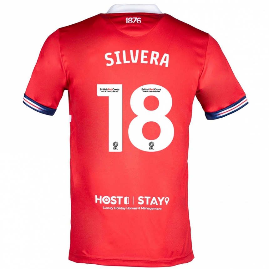 Niño Fútbol Camiseta Sam Silvera #18 Rojo 1ª Equipación 2023/24 Perú