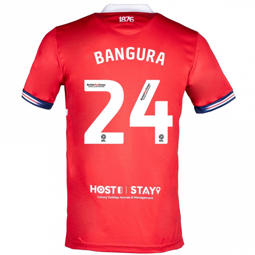 Niño Fútbol Camiseta Alex Bangura #24 Rojo 1ª Equipación 2023/24 Perú