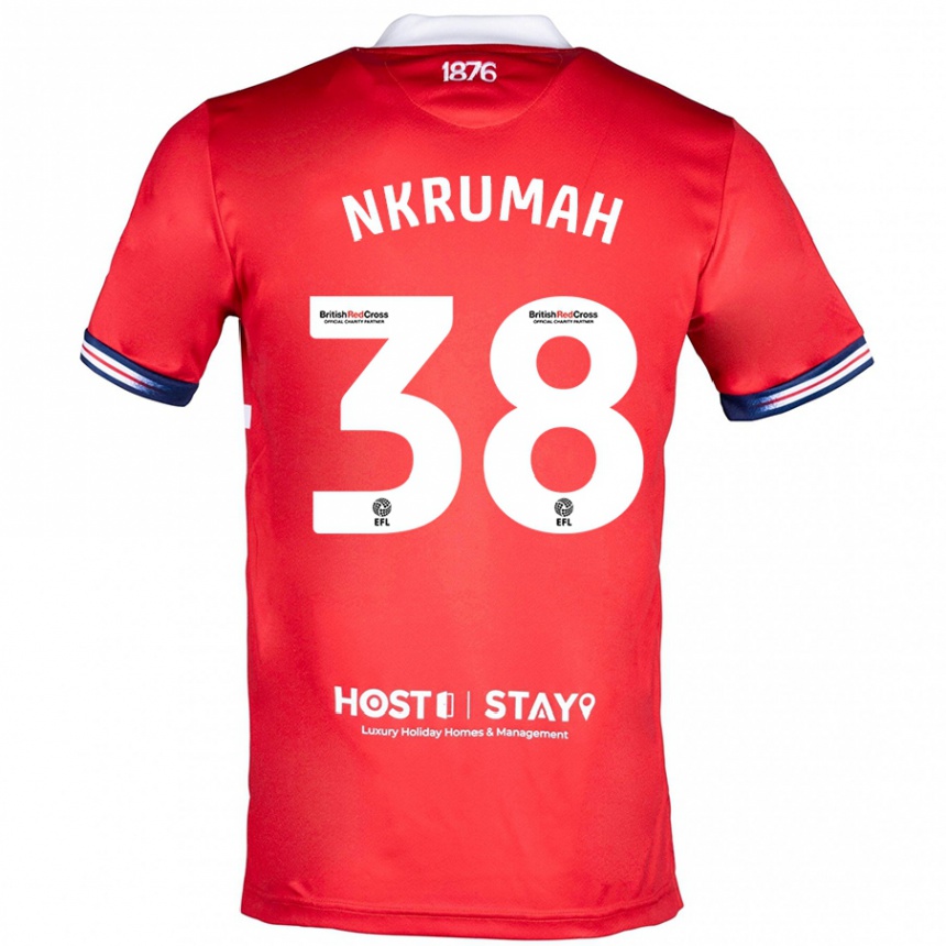 Niño Fútbol Camiseta Daniel Nkrumah #38 Rojo 1ª Equipación 2023/24 Perú