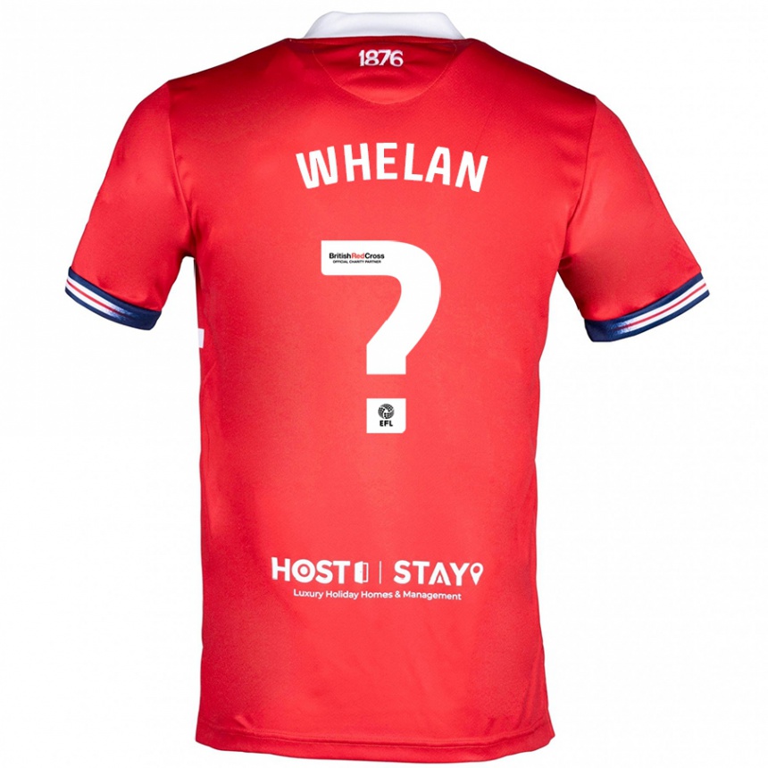 Niño Fútbol Camiseta Frankie Whelan #0 Rojo 1ª Equipación 2023/24 Perú