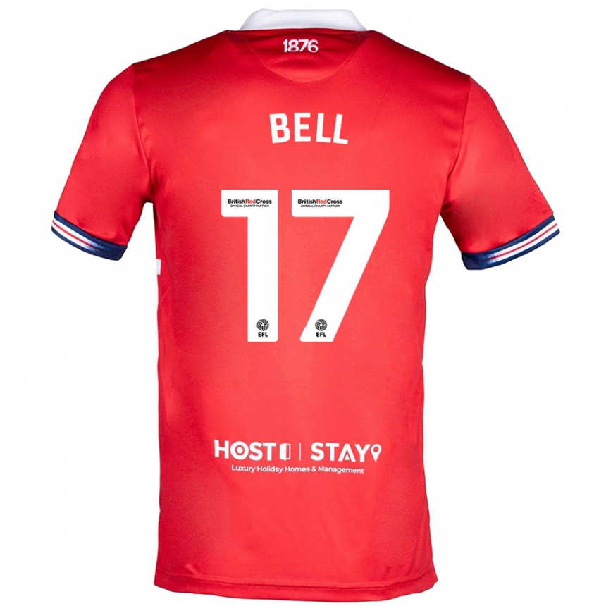 Niño Fútbol Camiseta Millie Bell #17 Rojo 1ª Equipación 2023/24 Perú