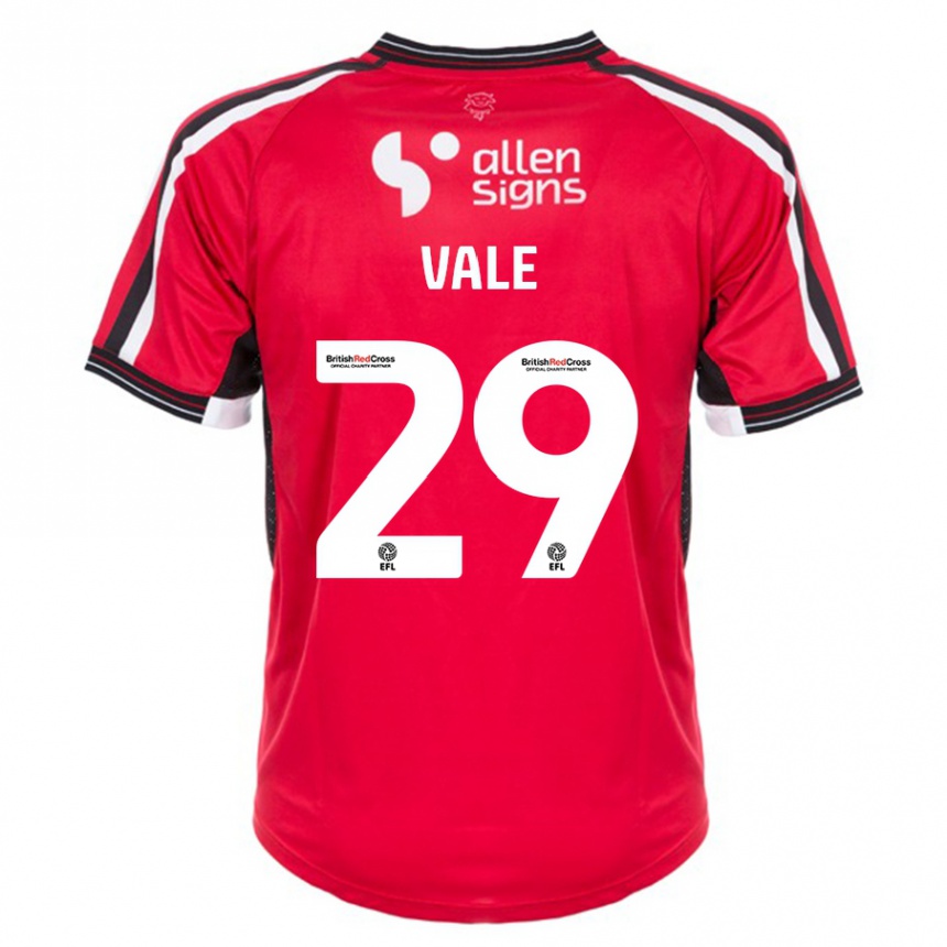 Niño Fútbol Camiseta Jack Vale #29 Rojo 1ª Equipación 2023/24 Perú