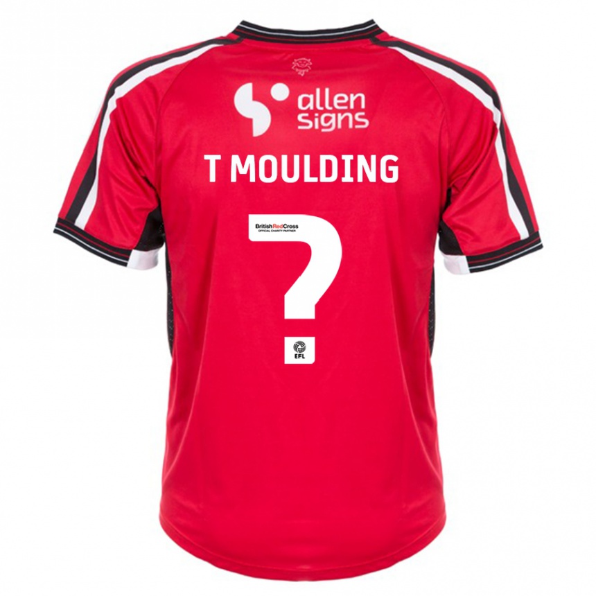 Niño Fútbol Camiseta Ella Thompson-Moulding #0 Rojo 1ª Equipación 2023/24 Perú