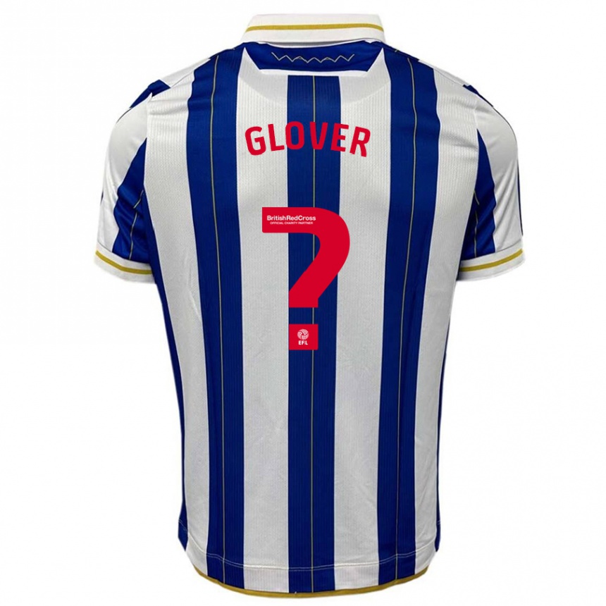 Niño Fútbol Camiseta Jay Glover #0 Azul Blanco 1ª Equipación 2023/24 Perú