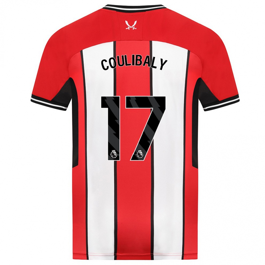 Niño Fútbol Camiseta Ismaila Coulibaly #17 Rojo 1ª Equipación 2023/24 Perú